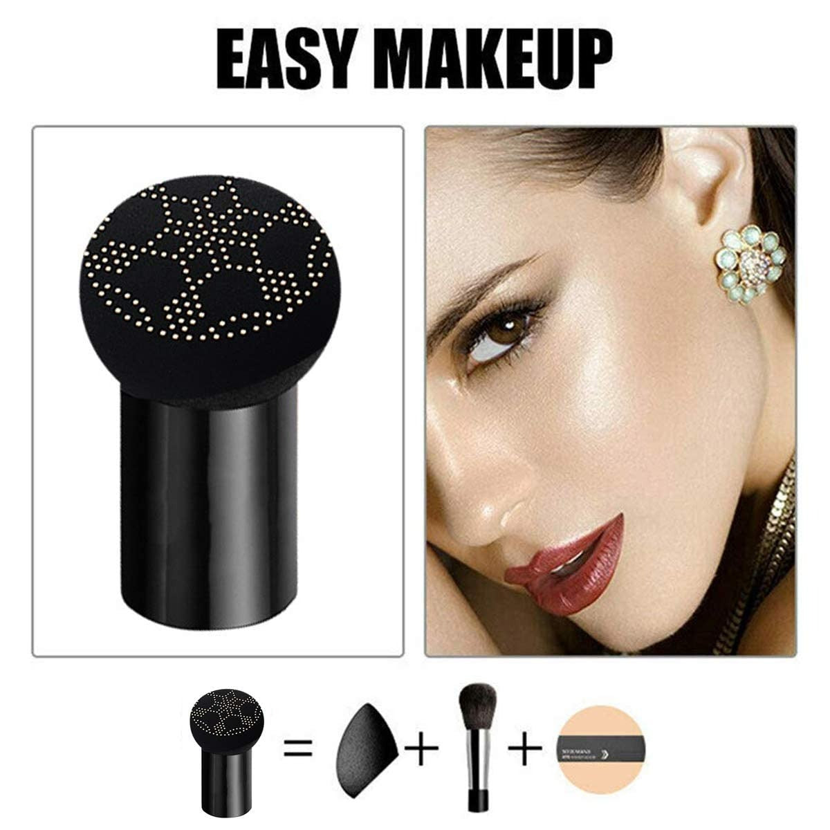 SUNISA Waterproof Mushroom Head Air Cushion Foundation – BB & CC Cream