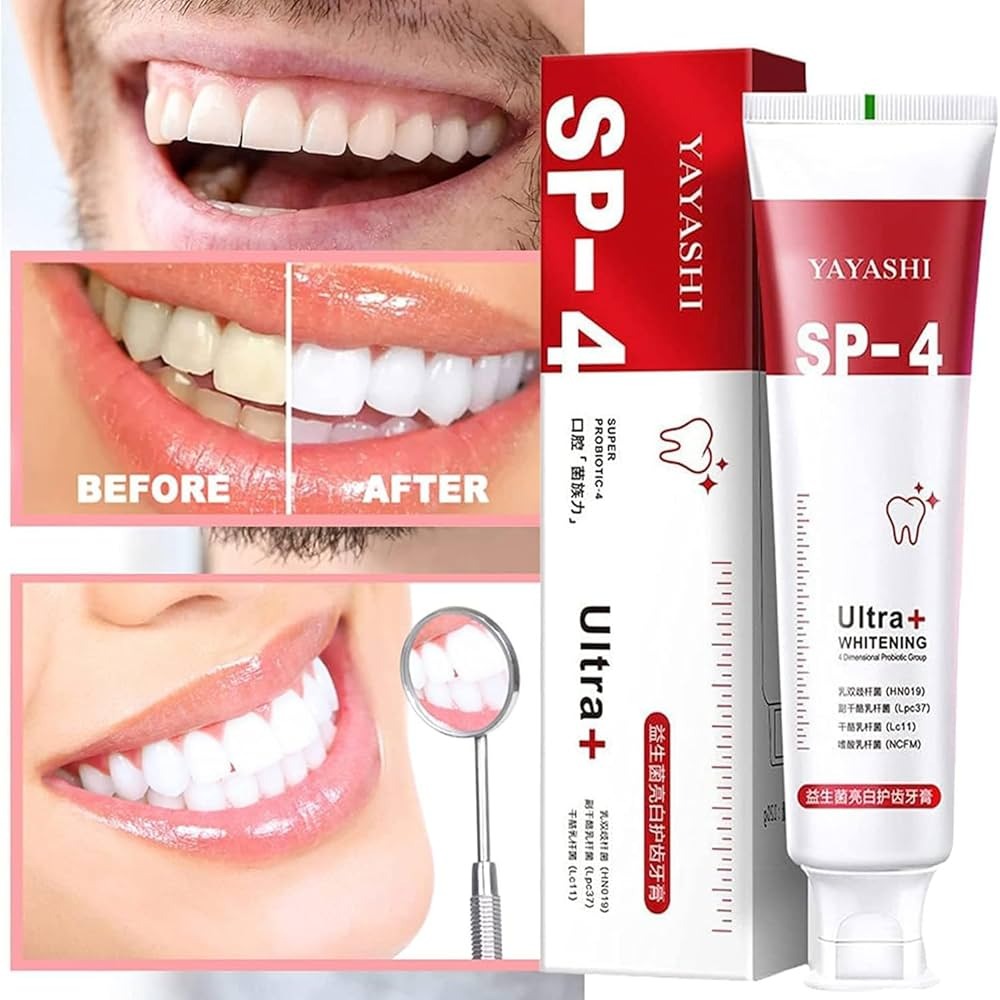 Yayashi Sp-4 Ultra Whitening Toothpaste Probiotic Stain