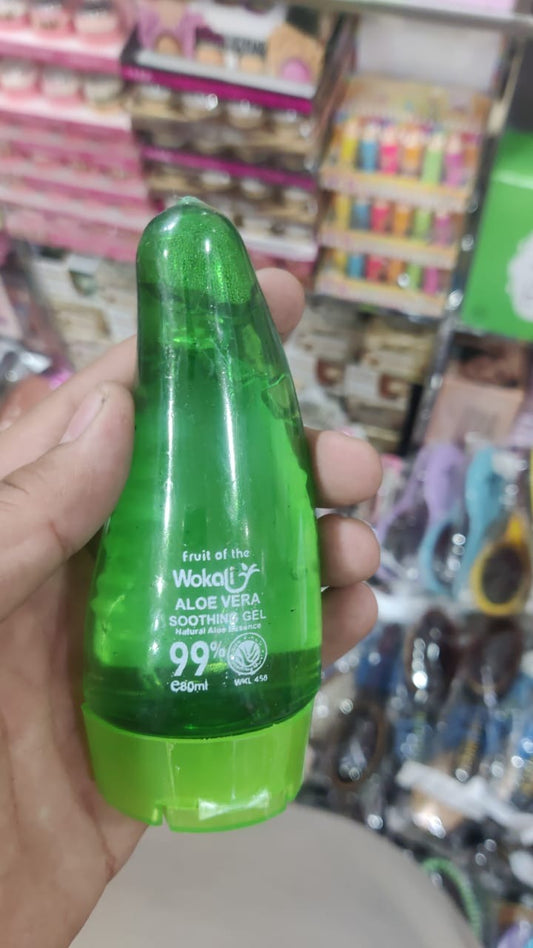 Wokali Aloe Vera Soothing Gel 99% Natural Essence (160ml)