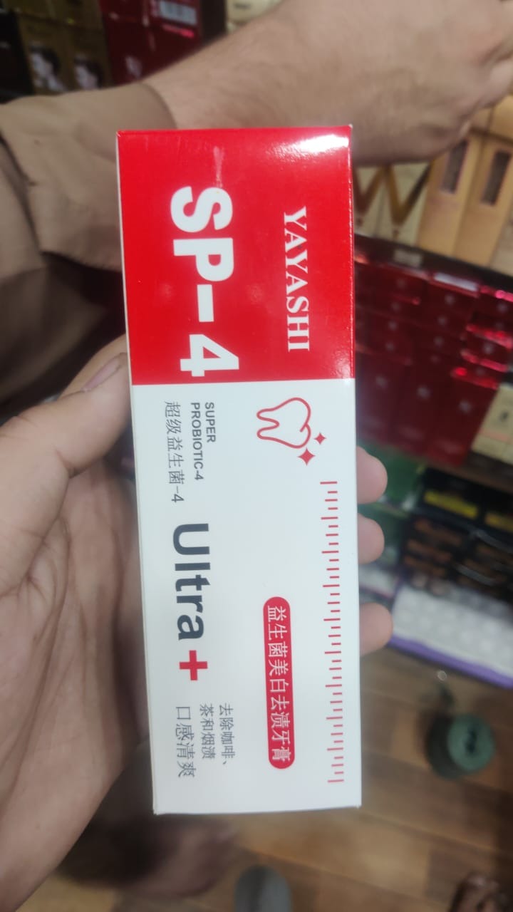Yayashi Sp-4 Ultra Whitening Toothpaste Probiotic Stain