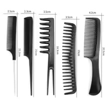 (10 Pcs) Multipurpose Salon Hair Styling Hairdressing hairdresser Barber Combs Kit
