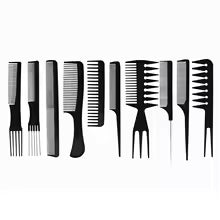 (10 Pcs) Multipurpose Salon Hair Styling Hairdressing hairdresser Barber Combs Kit