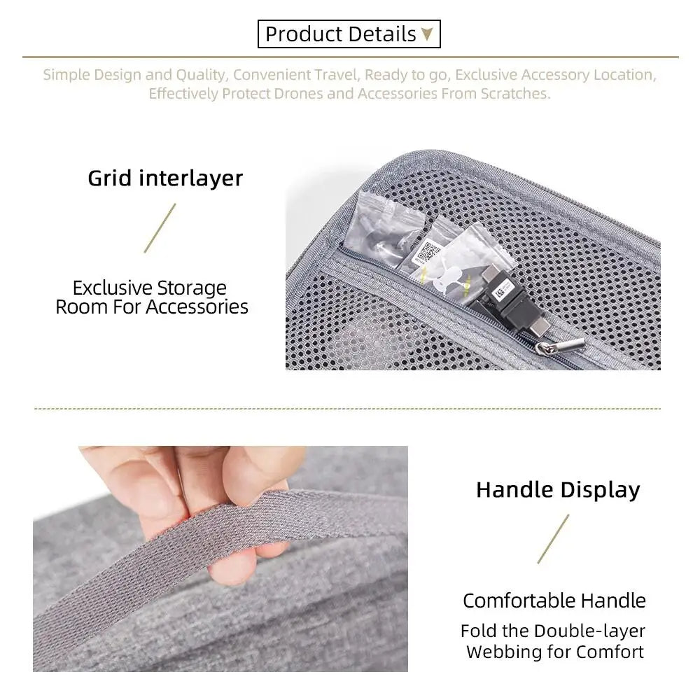 Portable Shoulder Storage Bag For DJI Mini 4 Pro Travel Carring Case Handheld Bag Box