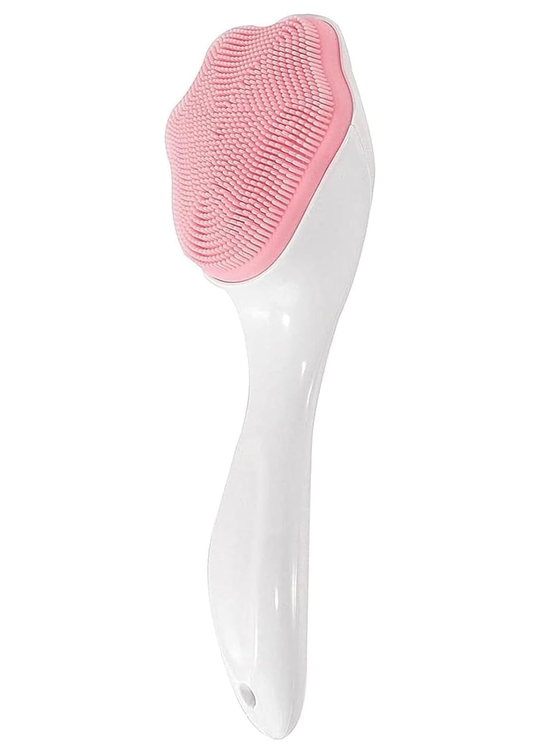 1 pcs Silicone Face Scrubber Exfoliating Brush, Manual Handheld Massager