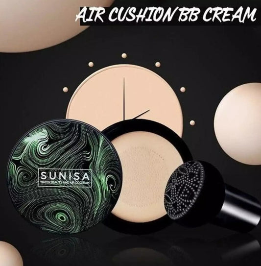 SUNISA Waterproof Mushroom Head Air Cushion Foundation – BB & CC Cream